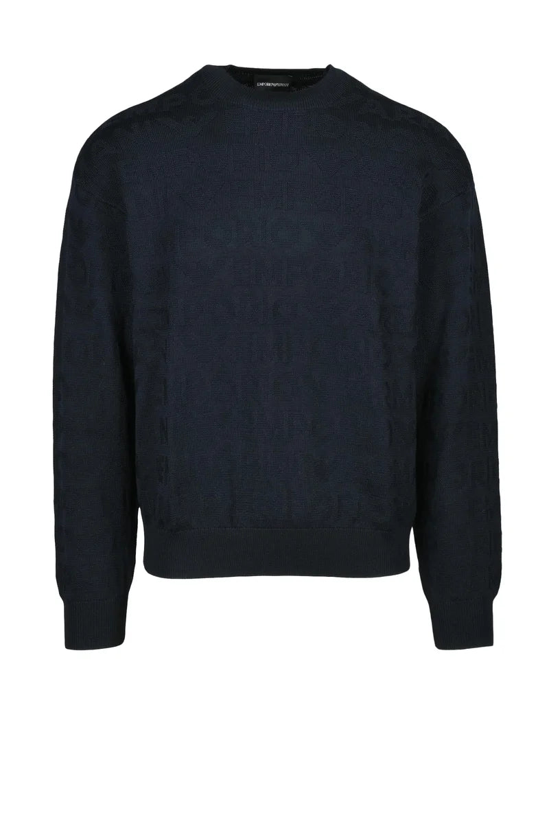 Virgin Wool Sweater - Blue