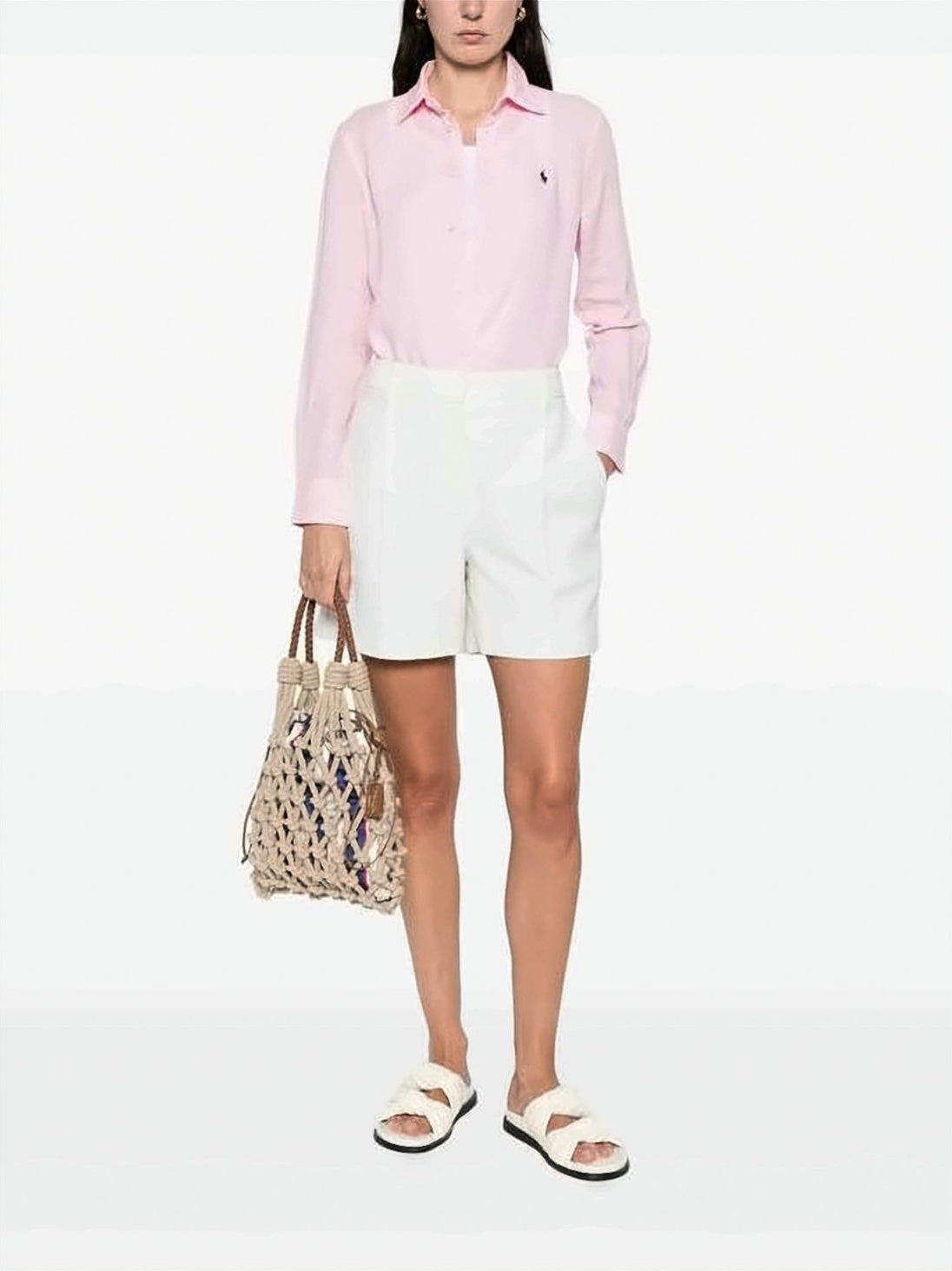 Long-Sleeved Button-Up Shirt