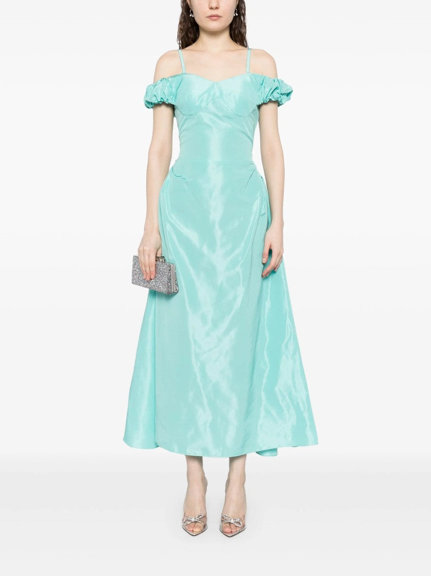 Midi Taffeta Dress