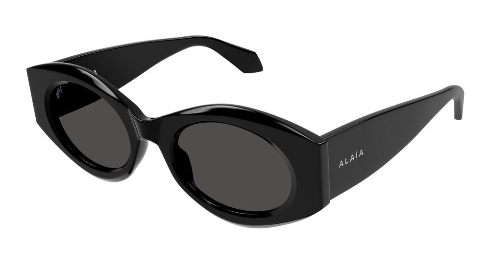 Sunglasses Azzedine Alaia AA0080S 001 black black grey 52/21/140
