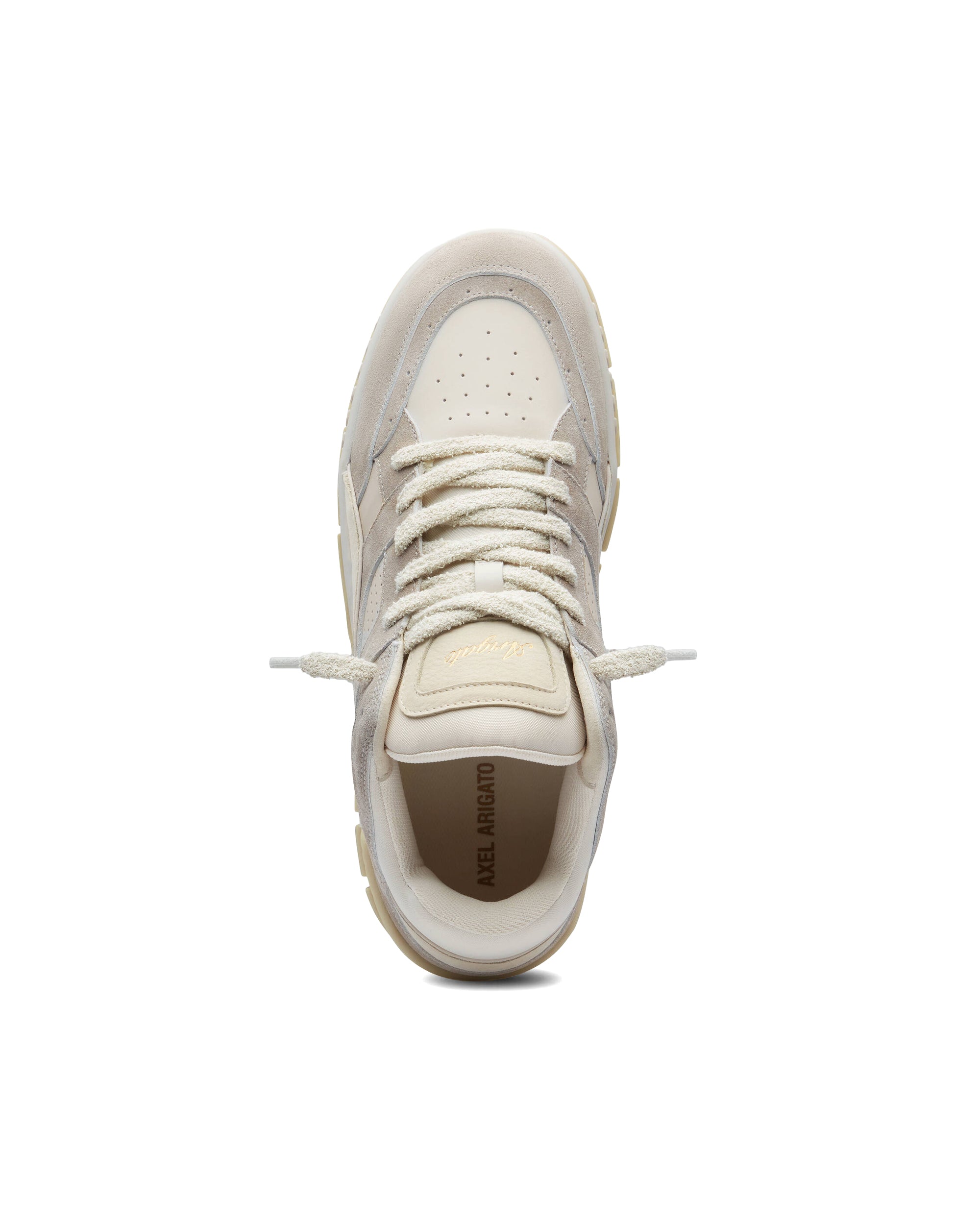 Off White Taupe Area Lo Sneakers