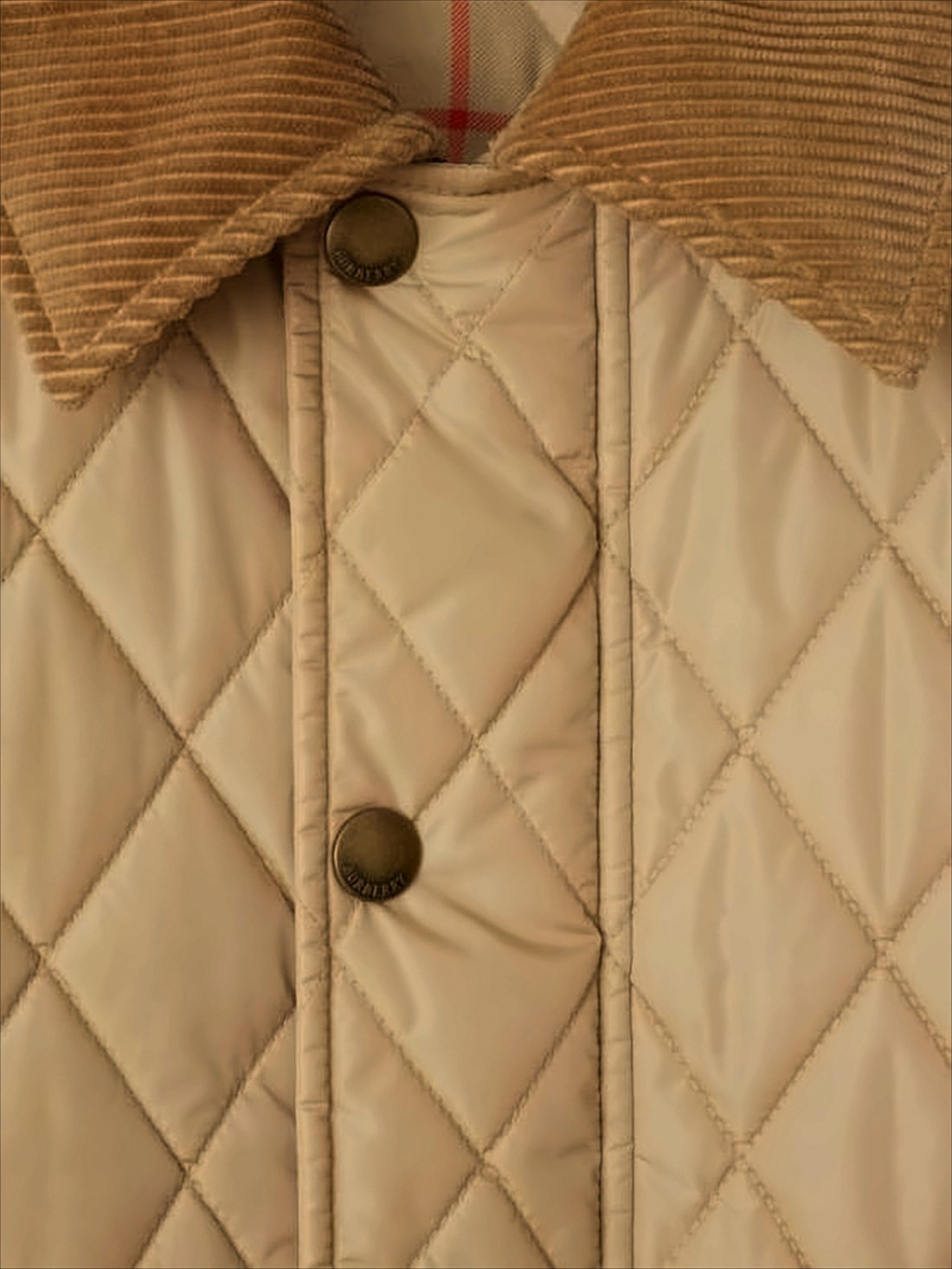 Cropped Quilted Nylon Jacket