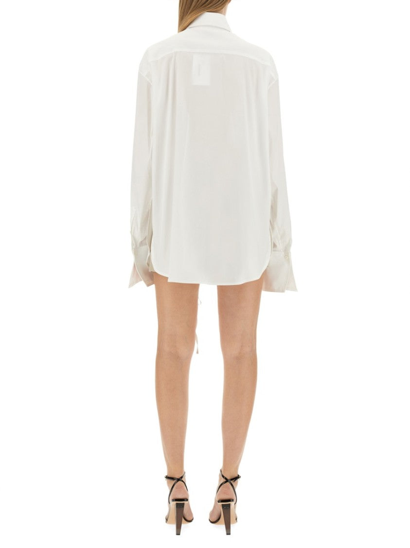 Relaxed Fit Drawstring Shirt