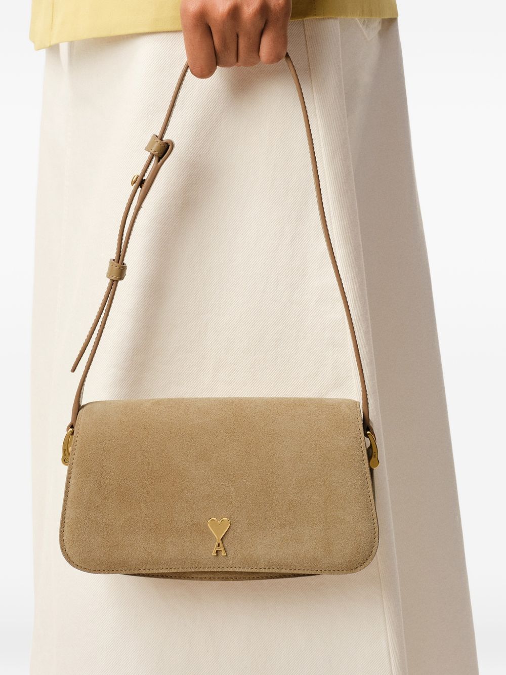 Beige Suede Bag