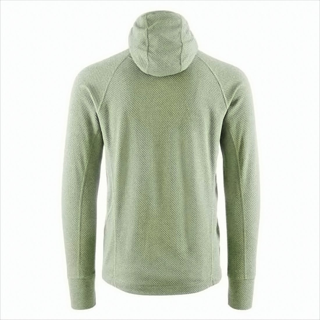 Textured Knit Hooded Top with Integrated High Neck