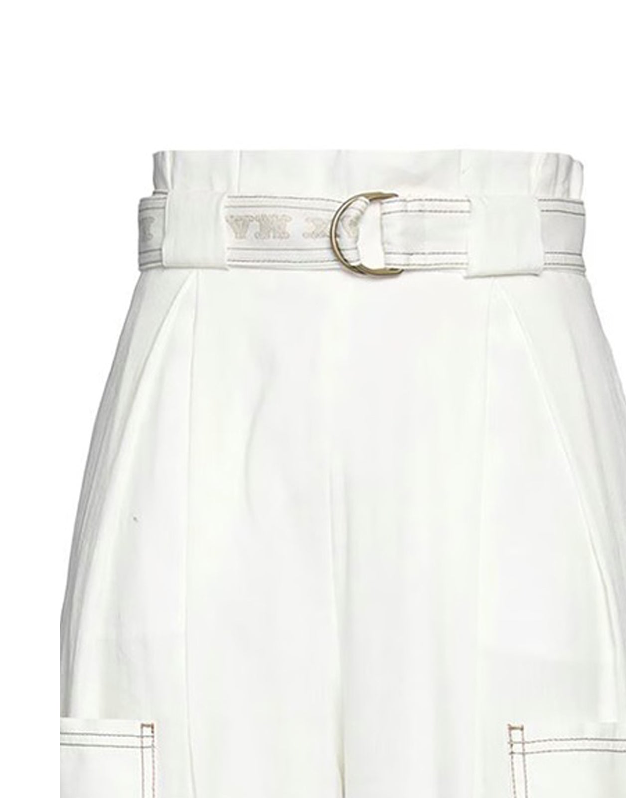 Straight-Leg Pants with High Waist
