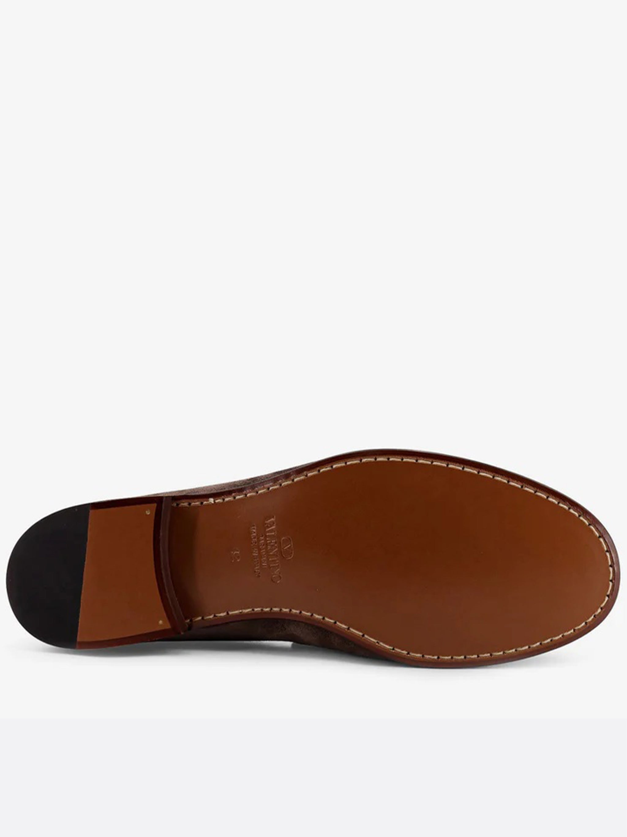Brown Loafer Moccasin Toe Suede Loafers