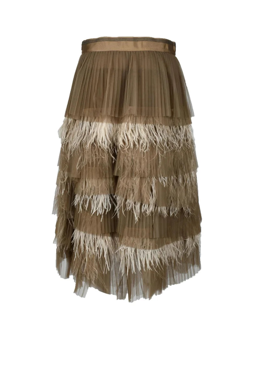Polyamide Skirt - Brown