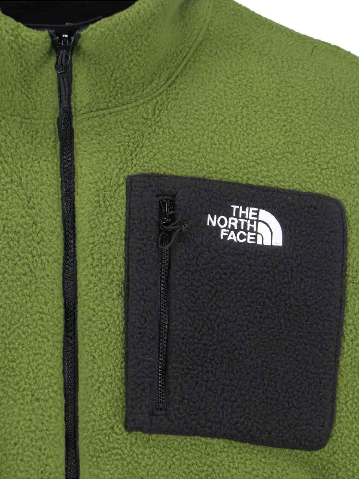 Reversible Olive Green Fleece Jacket