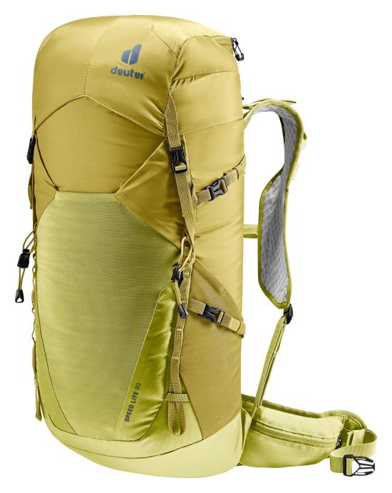 Functional Green Deuter Backpack With Adjustable Straps