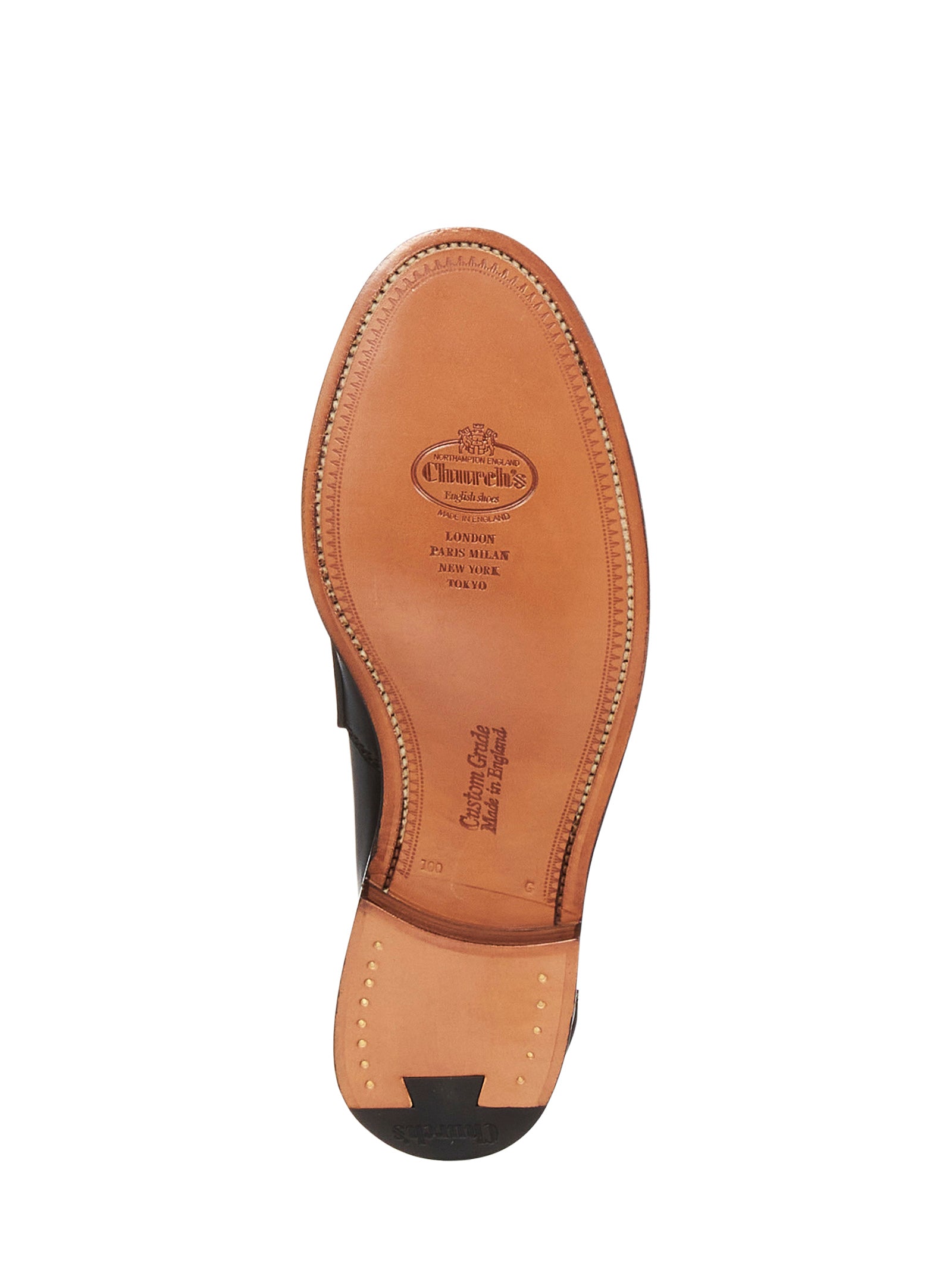 Pembrey Brown Calf Leather College Loafers