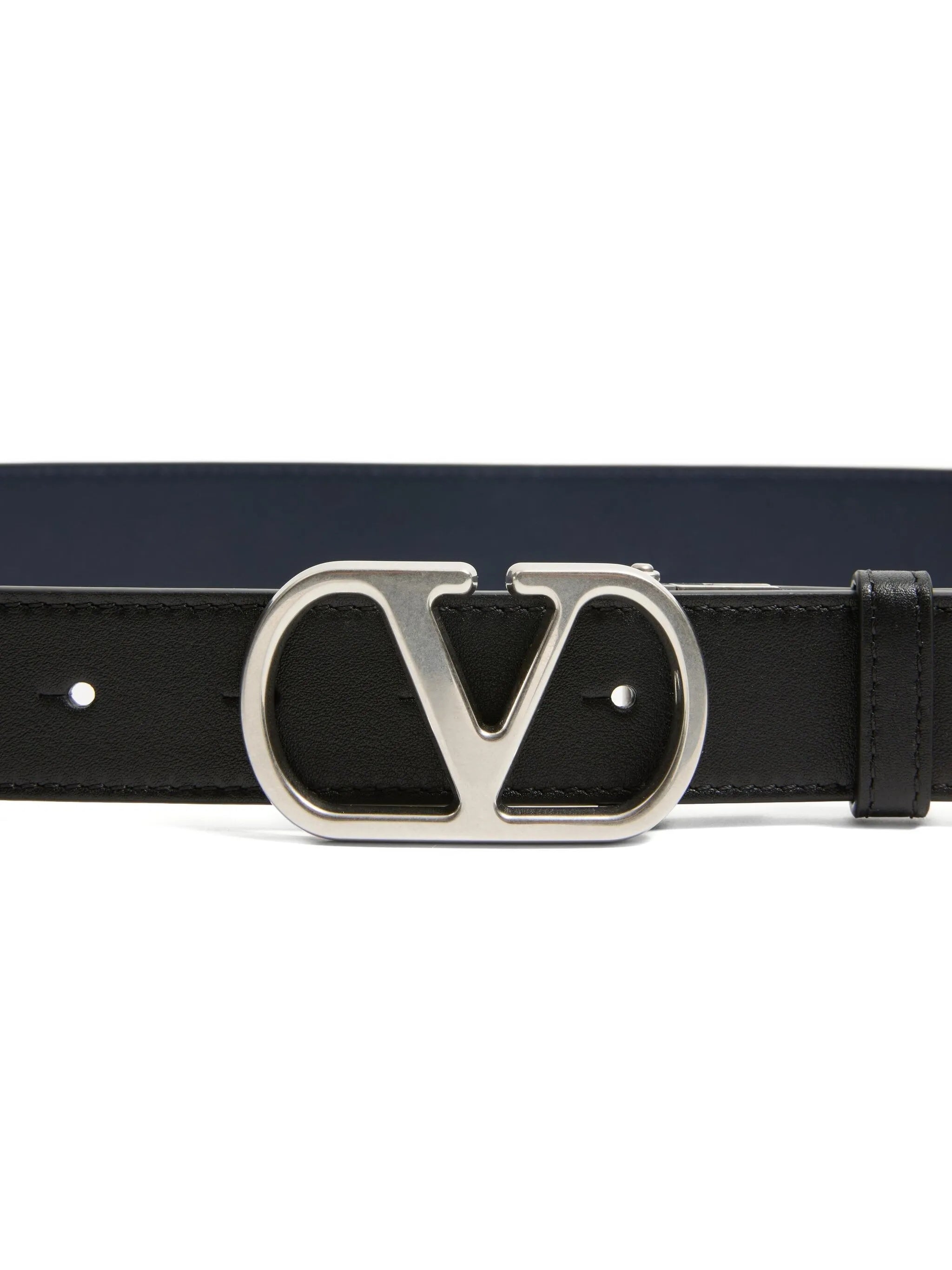 Black/Navy Belt H. 30 Reversible Belt