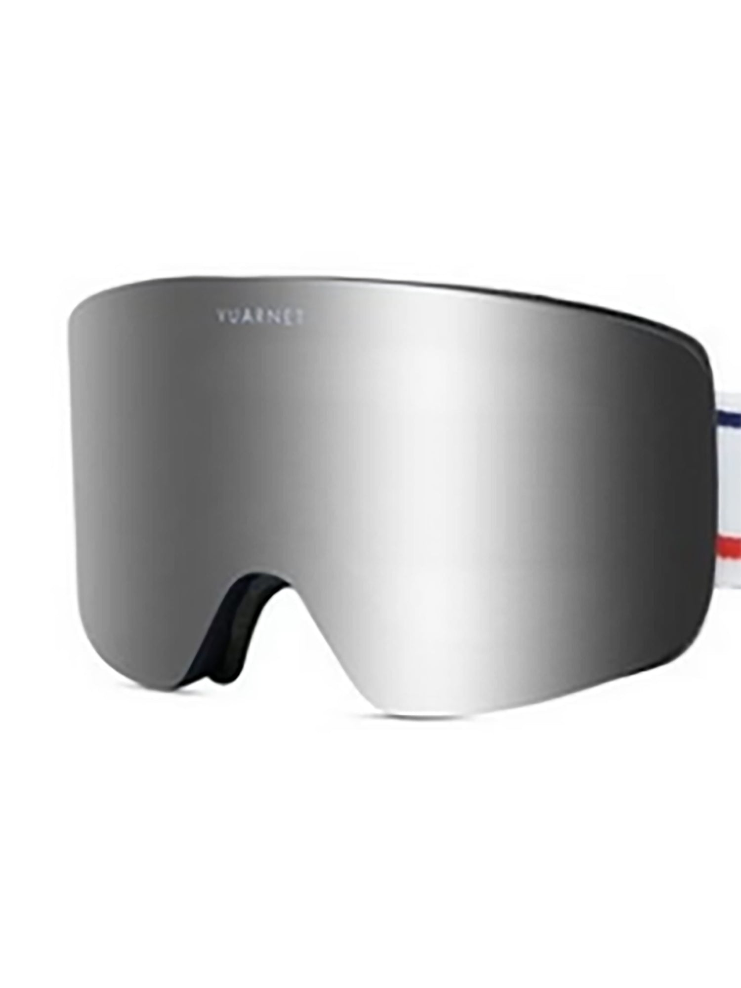 Reflective Silver Wraparound Sunglasses