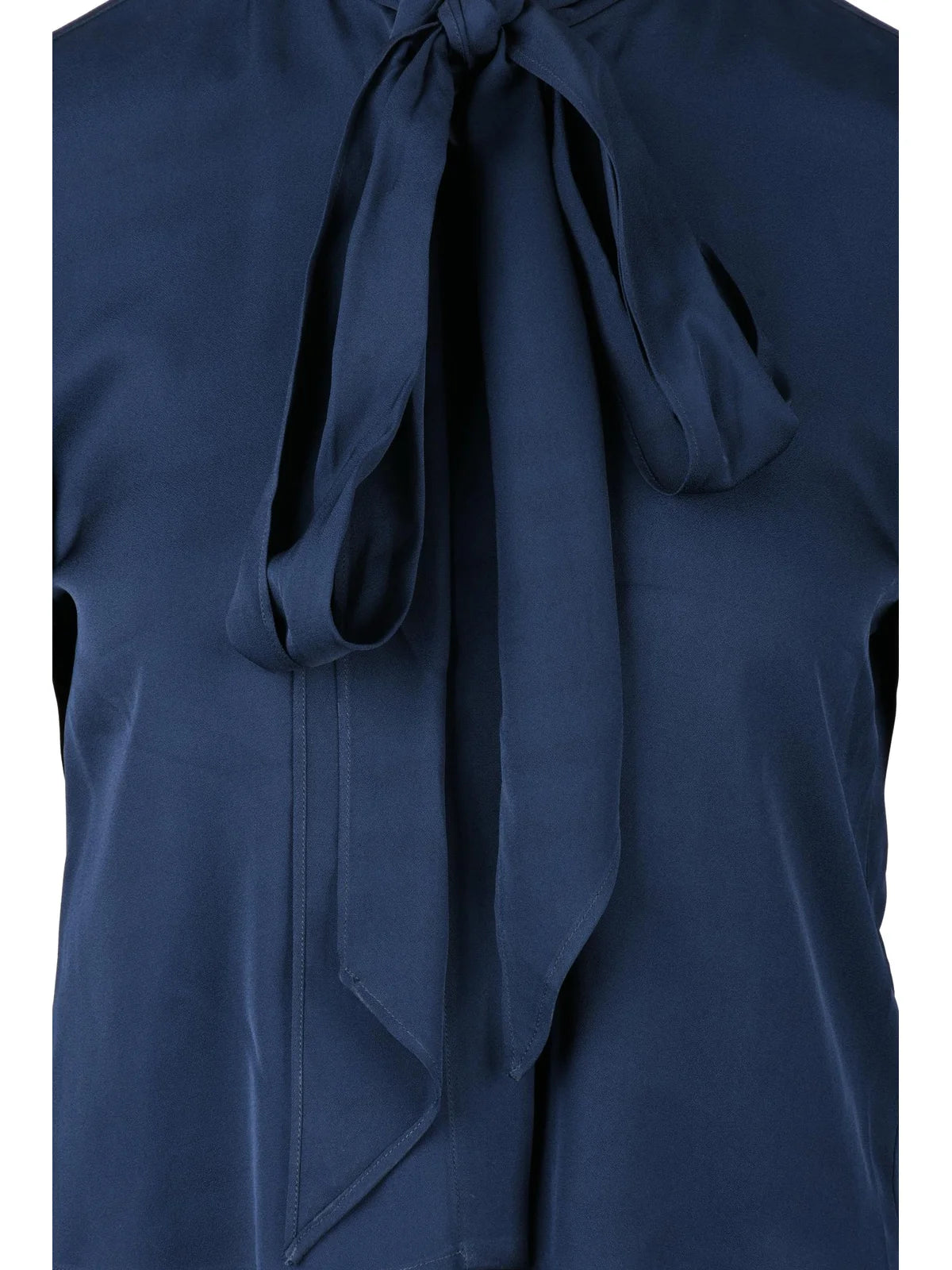 Blue Viscose Women's Short Viscose Shirt