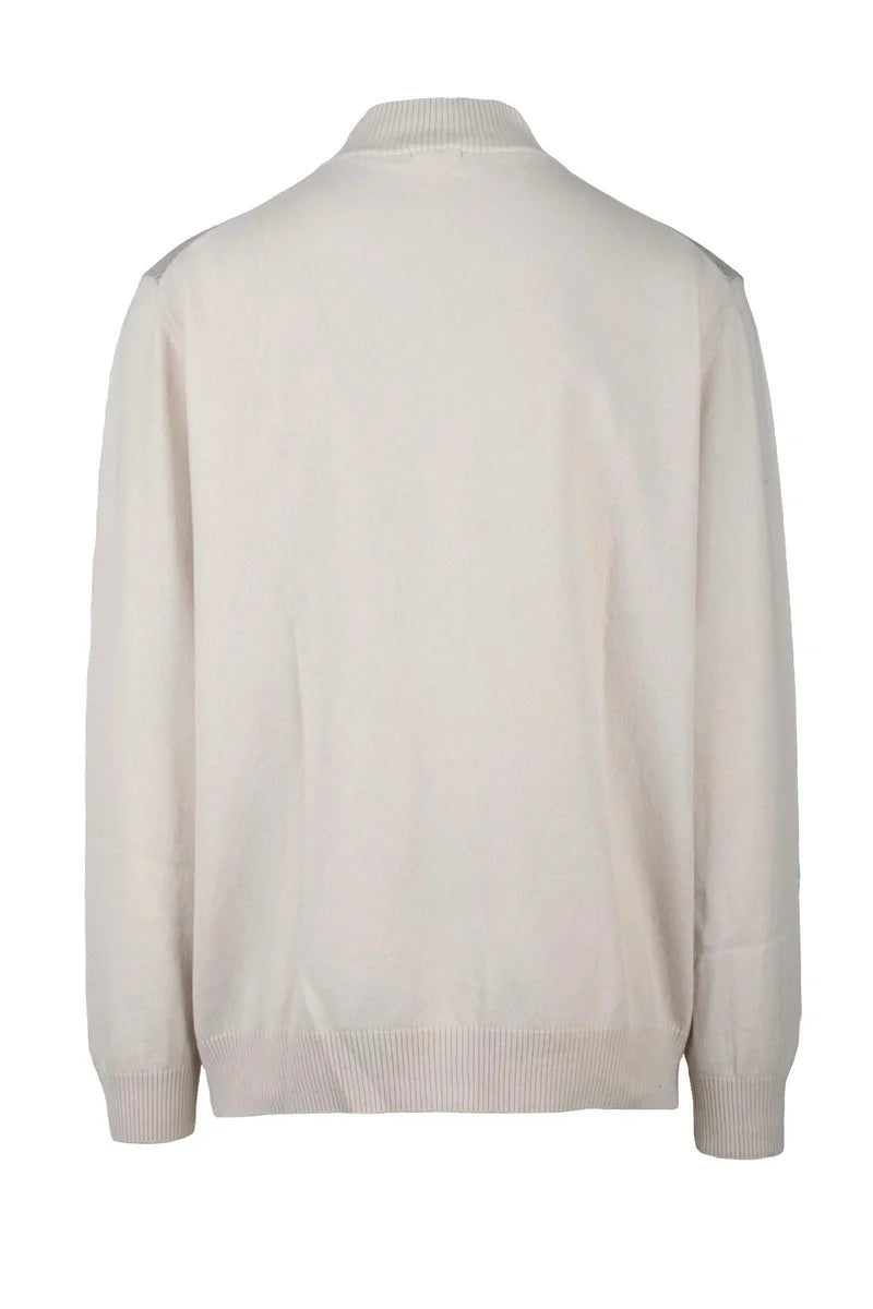 Zip Cardigan - Light Grey
