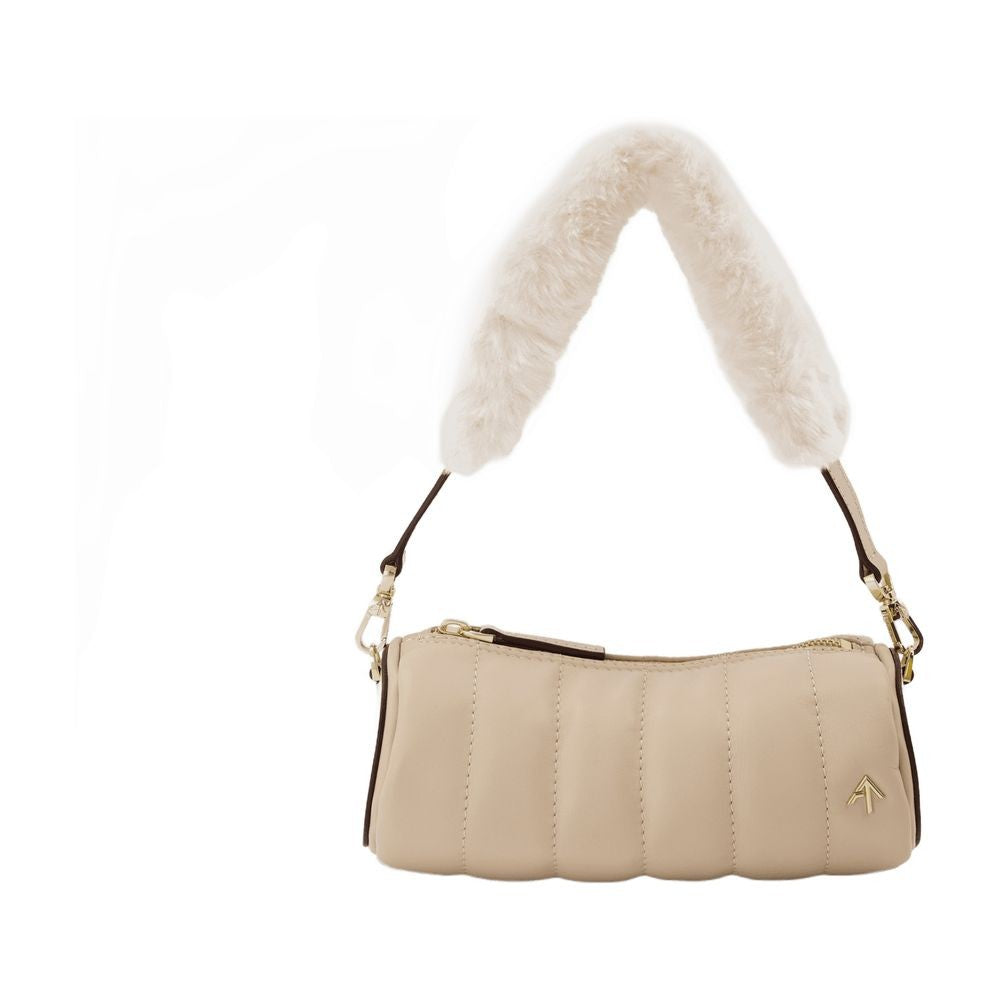 Mini Padded Cylinder Hand Bag
