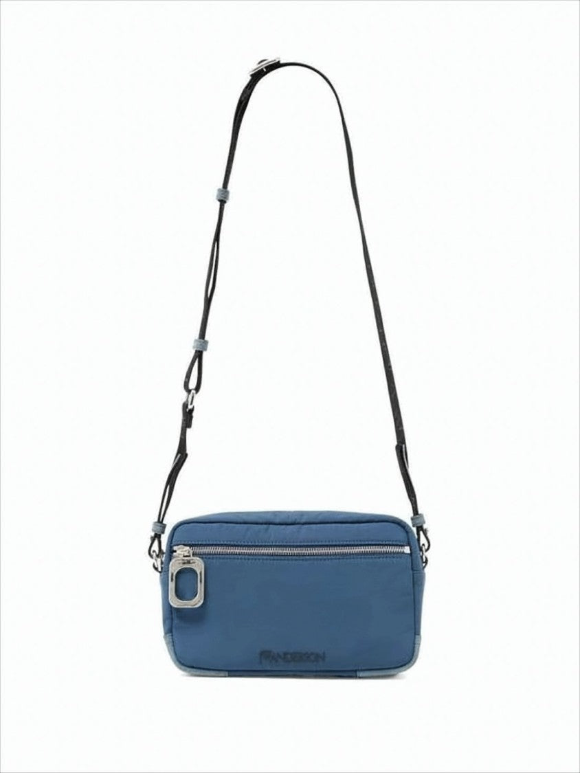 Compact Rectangular Crossbody Bag with Distinctive Zipper Pull