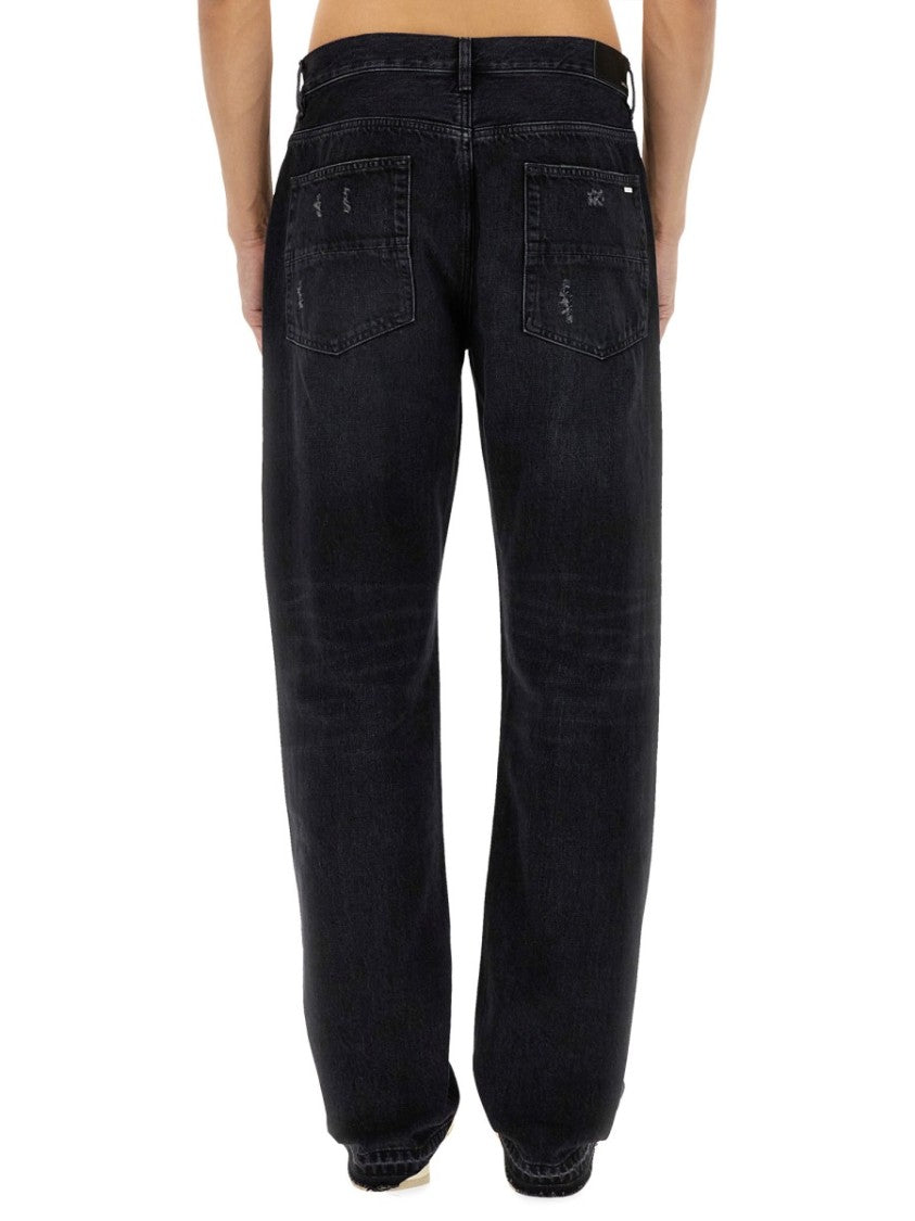 Classic Black Straight Leg Jeans