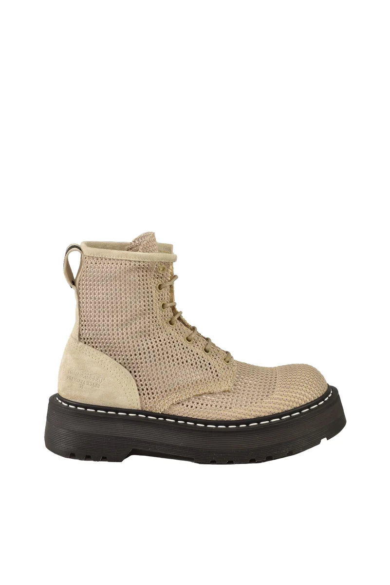 Beige Ankle Boots Woman