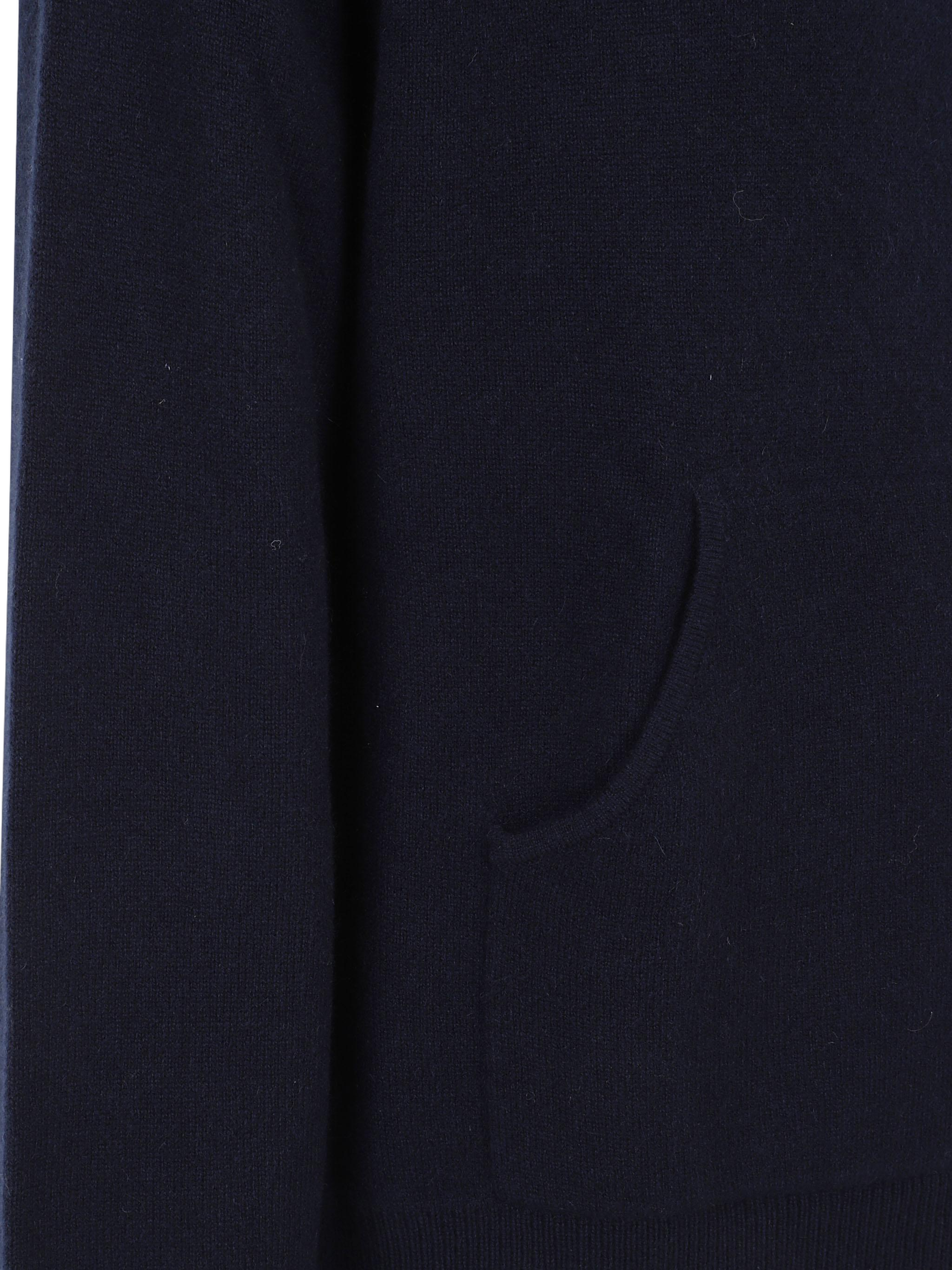 Relaxed Fit Knit Sweater with Hood