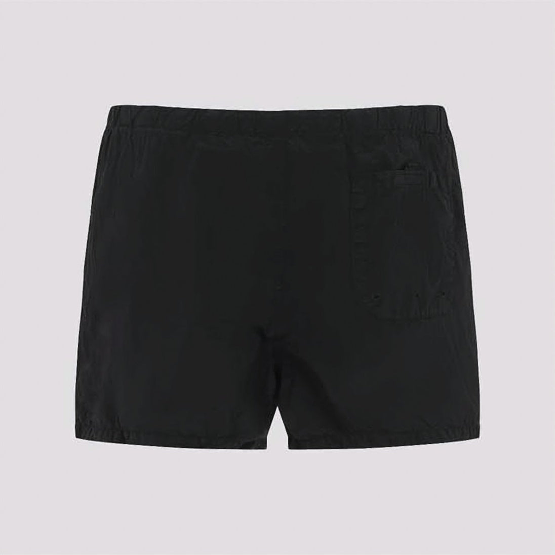 Black Lightweight Polyamide Mid-Length Swim Shorts