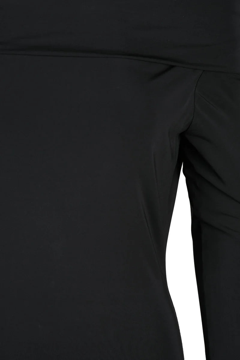 Gerla Long Lycra Dress - Black