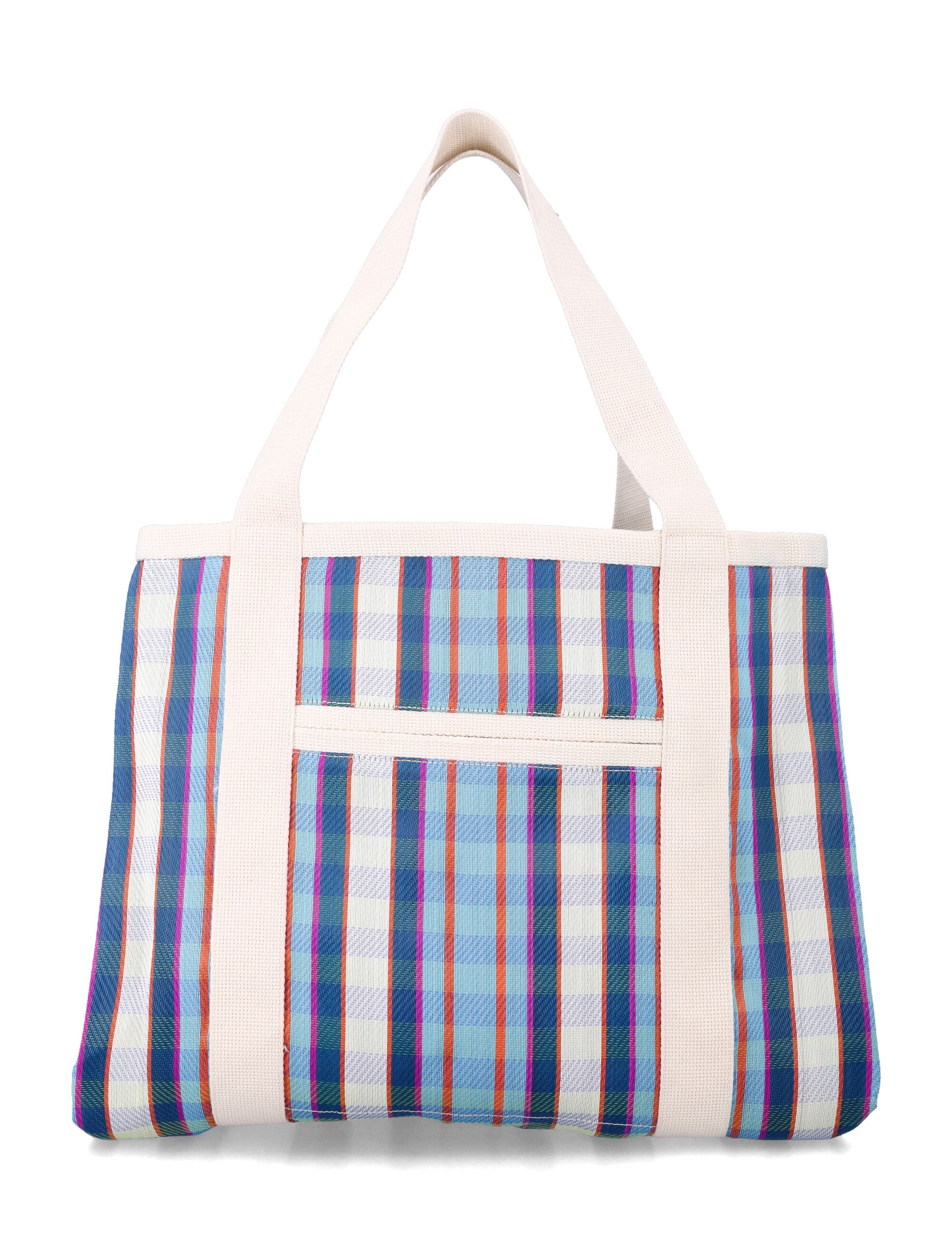 Darwen Striped Shoulder Tote