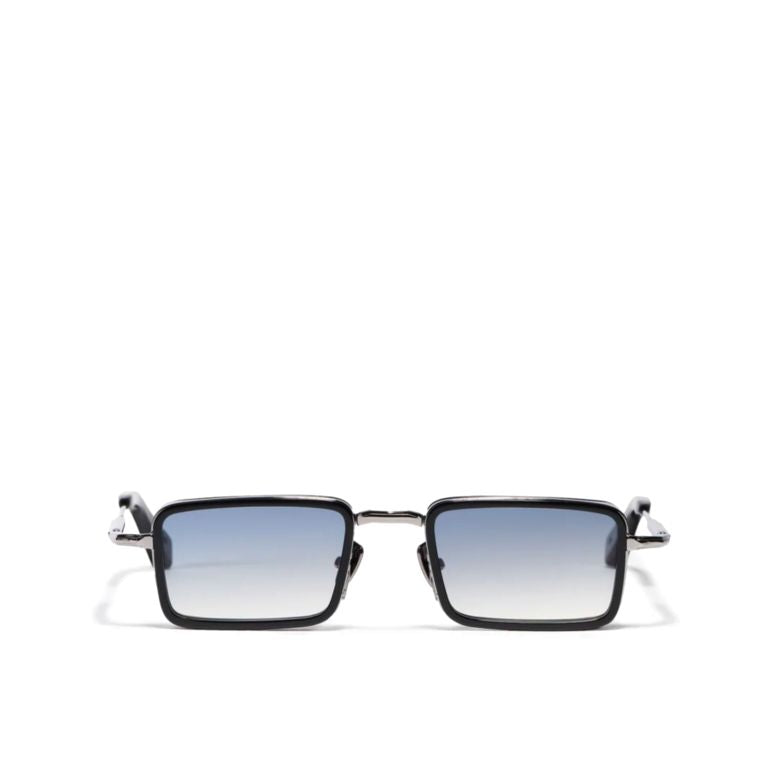 Pierce Rectangular Frame Sunglasses with Gradient Blue Lenses