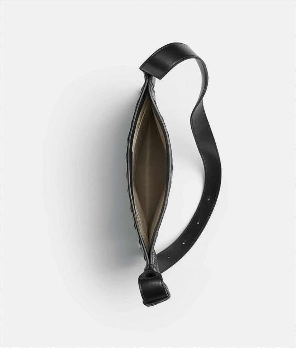 Signature Woven Calf Leather Crossbody Bag