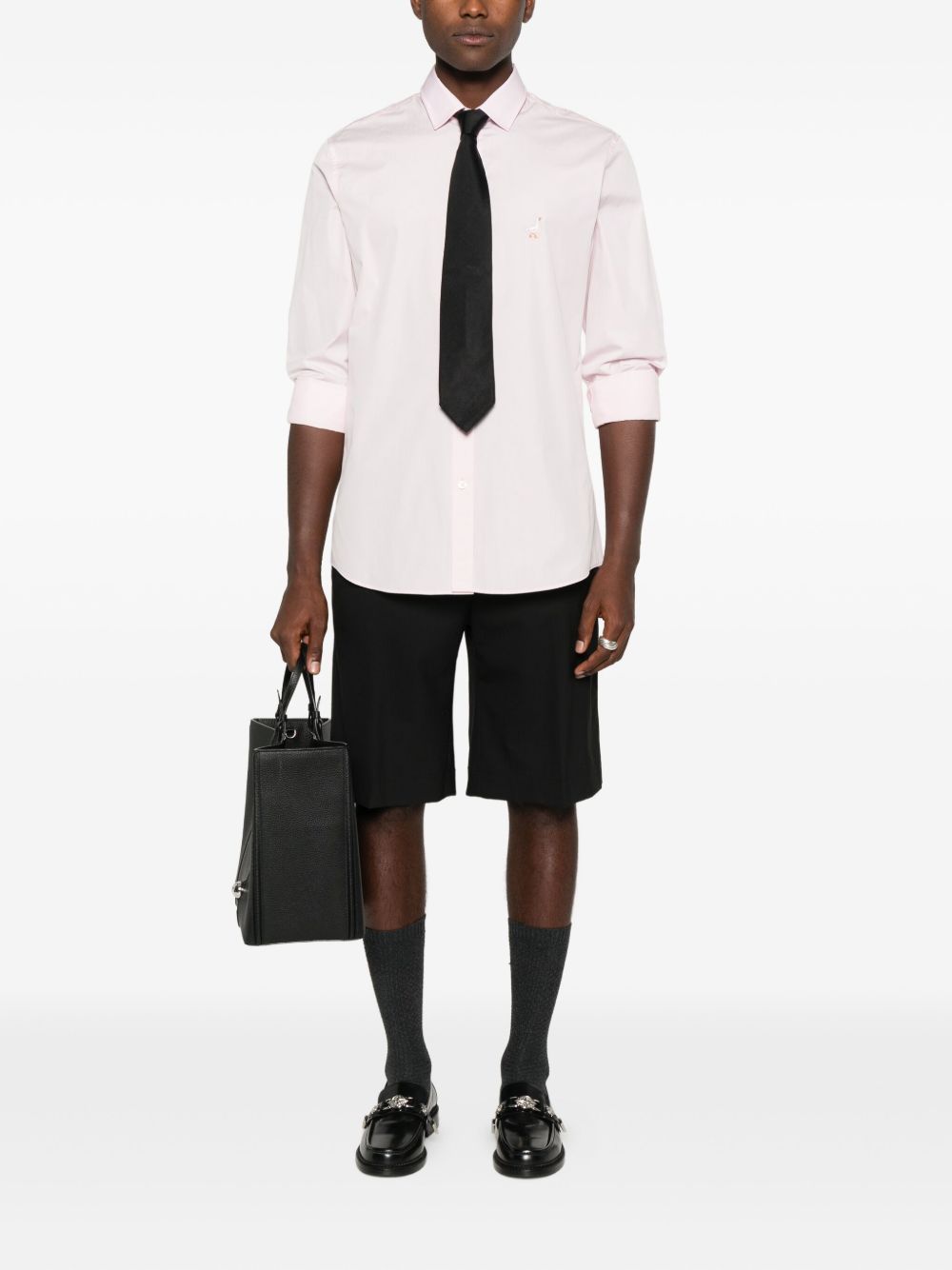 Long-Sleeved Cotton Shirt