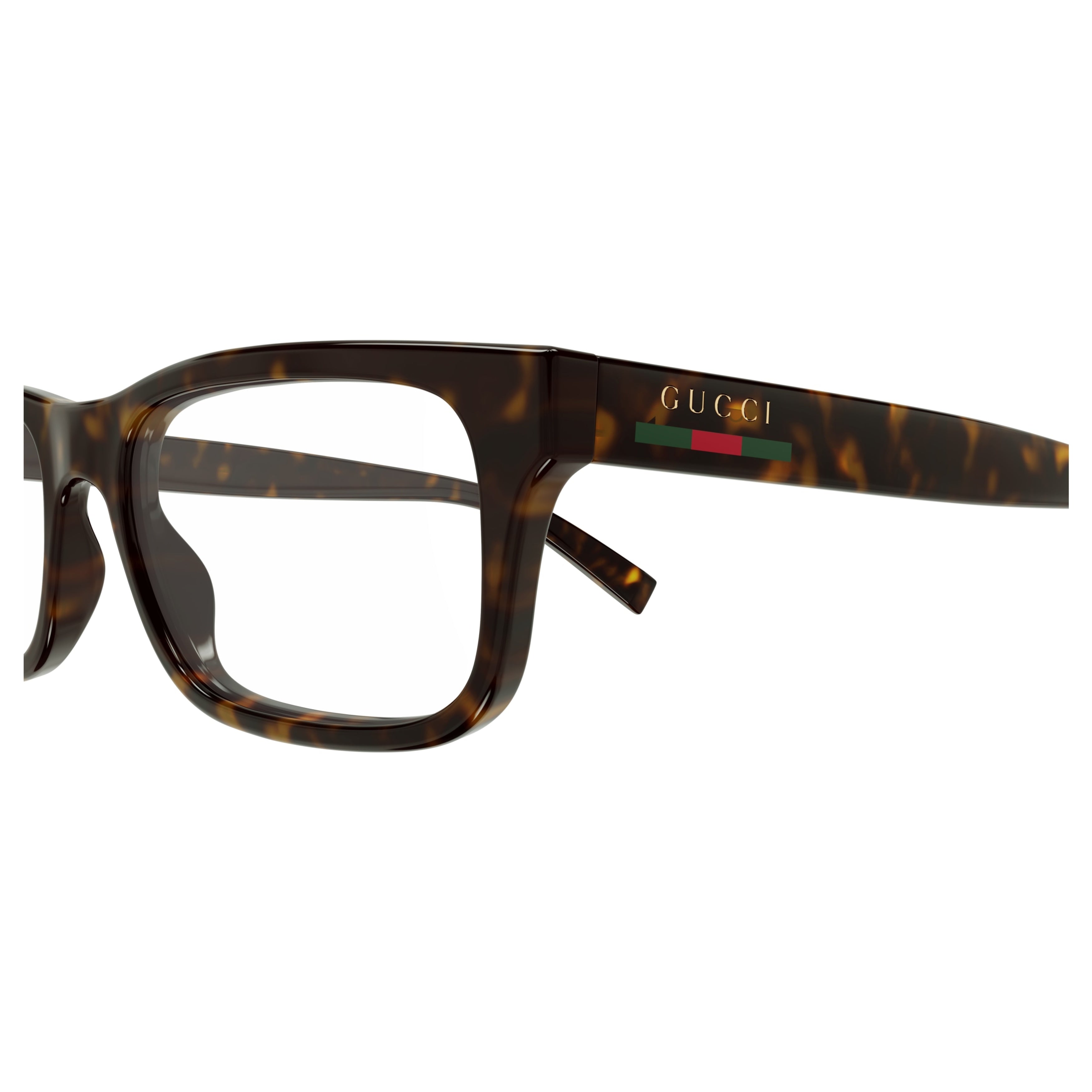 Gg1858o Rectangular Tortoiseshell Eyeglasses