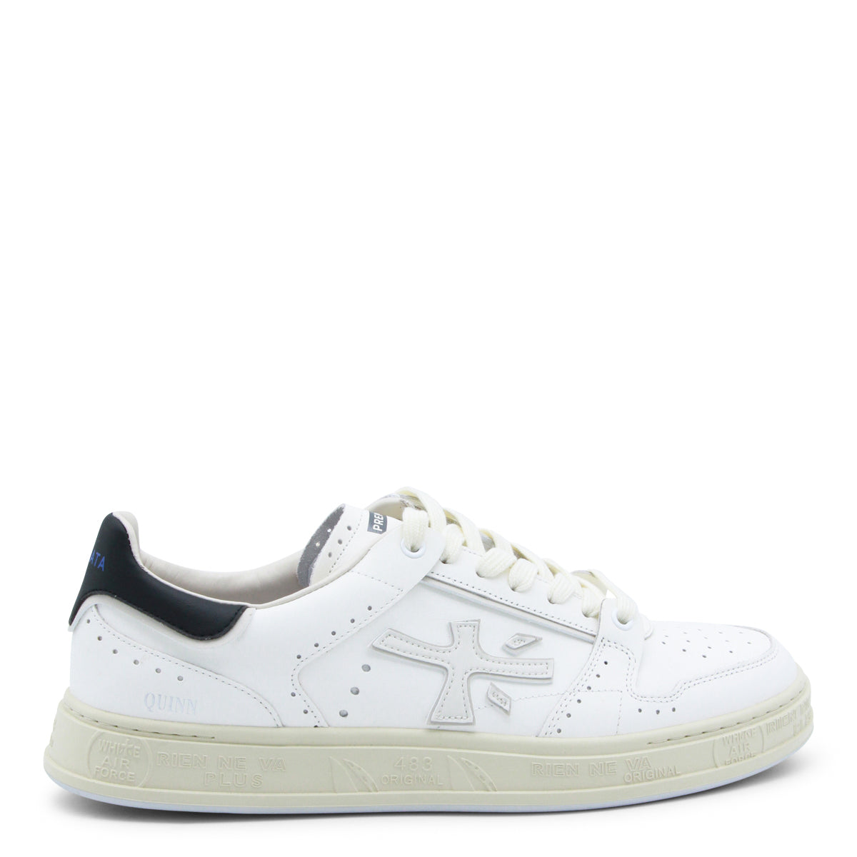 White Leather Quinn Sneakers