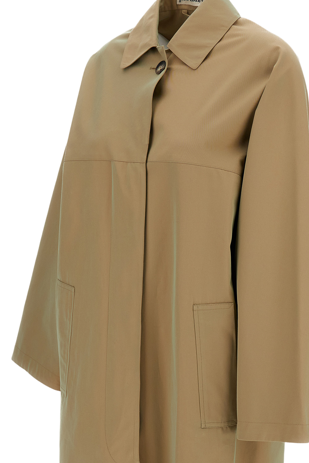 Beige Steve Tonic Cotton Car Coat