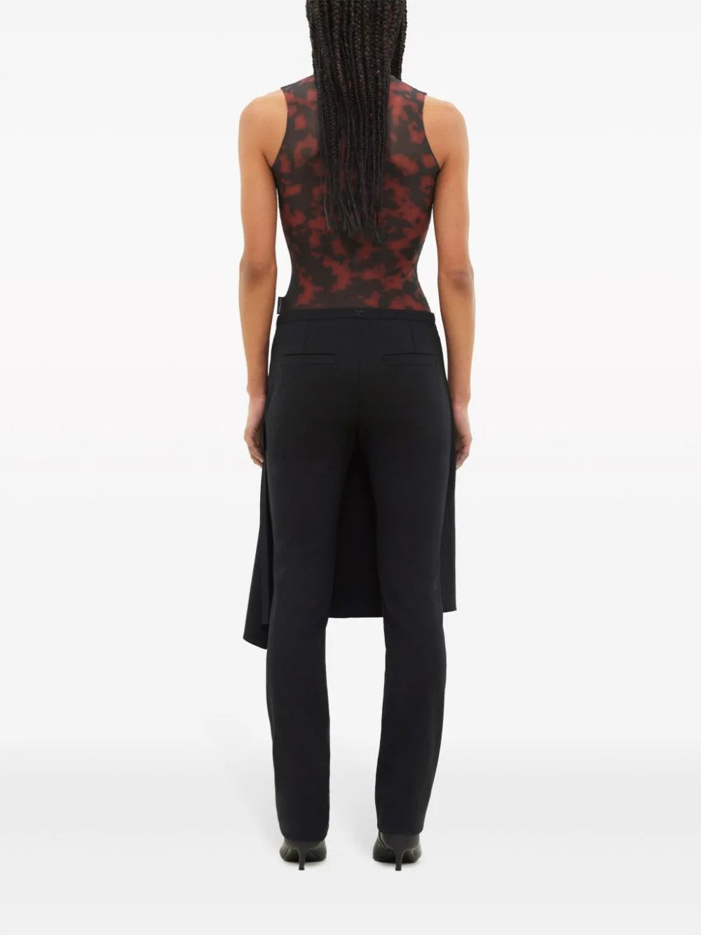 Tortoiseshell High Neck Bodysuit