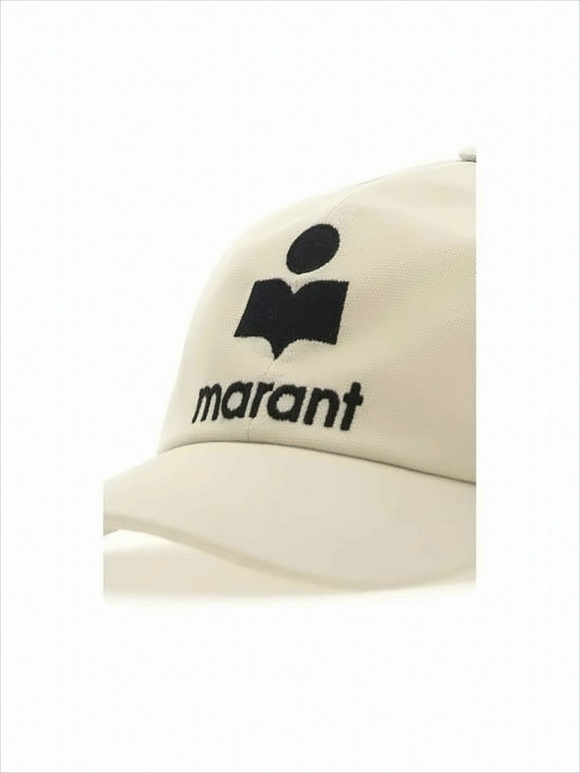 Structured Cotton Cap With Curved Brim