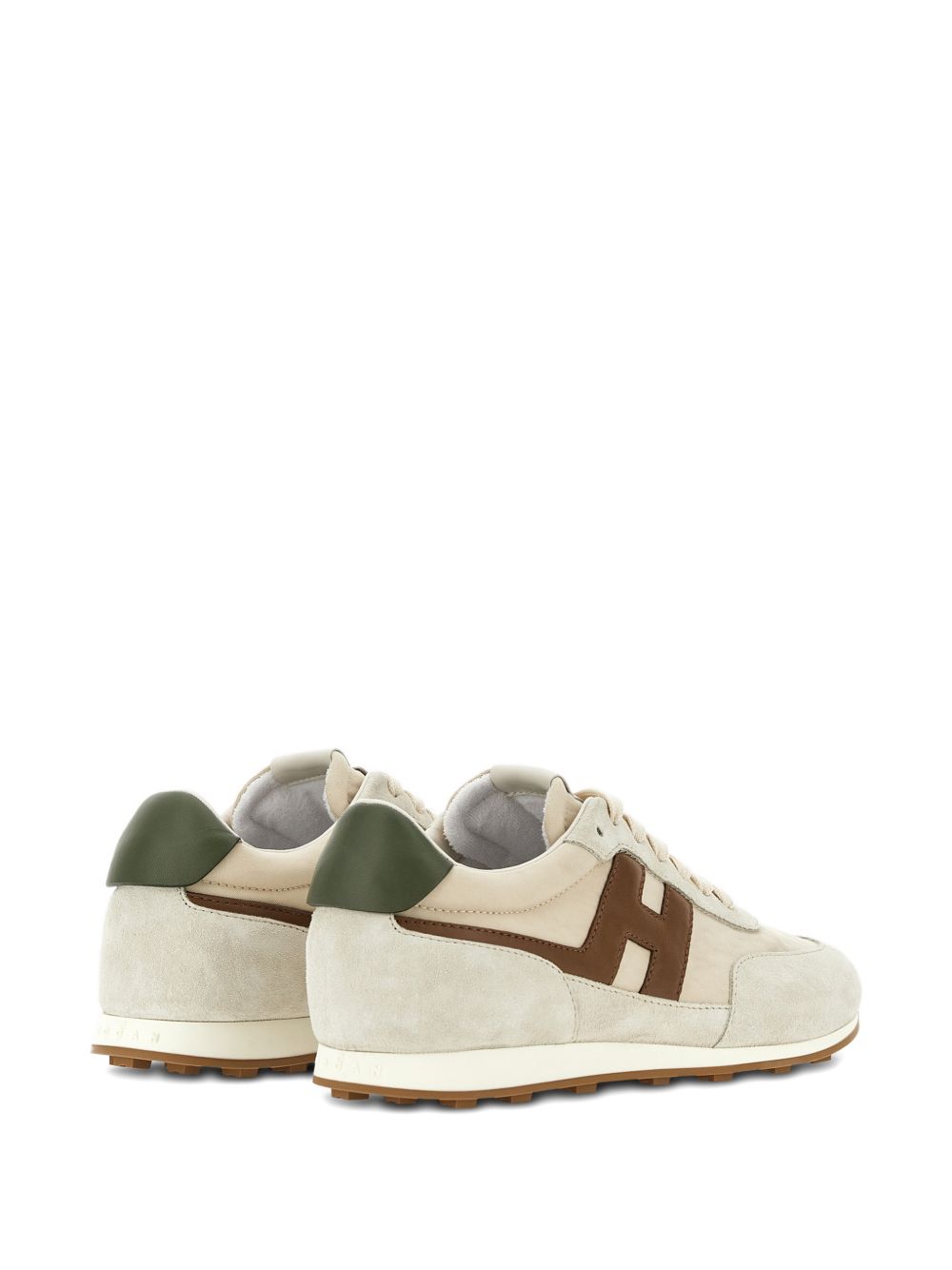 Silk and Nylon Construction Low-Top Sneakers