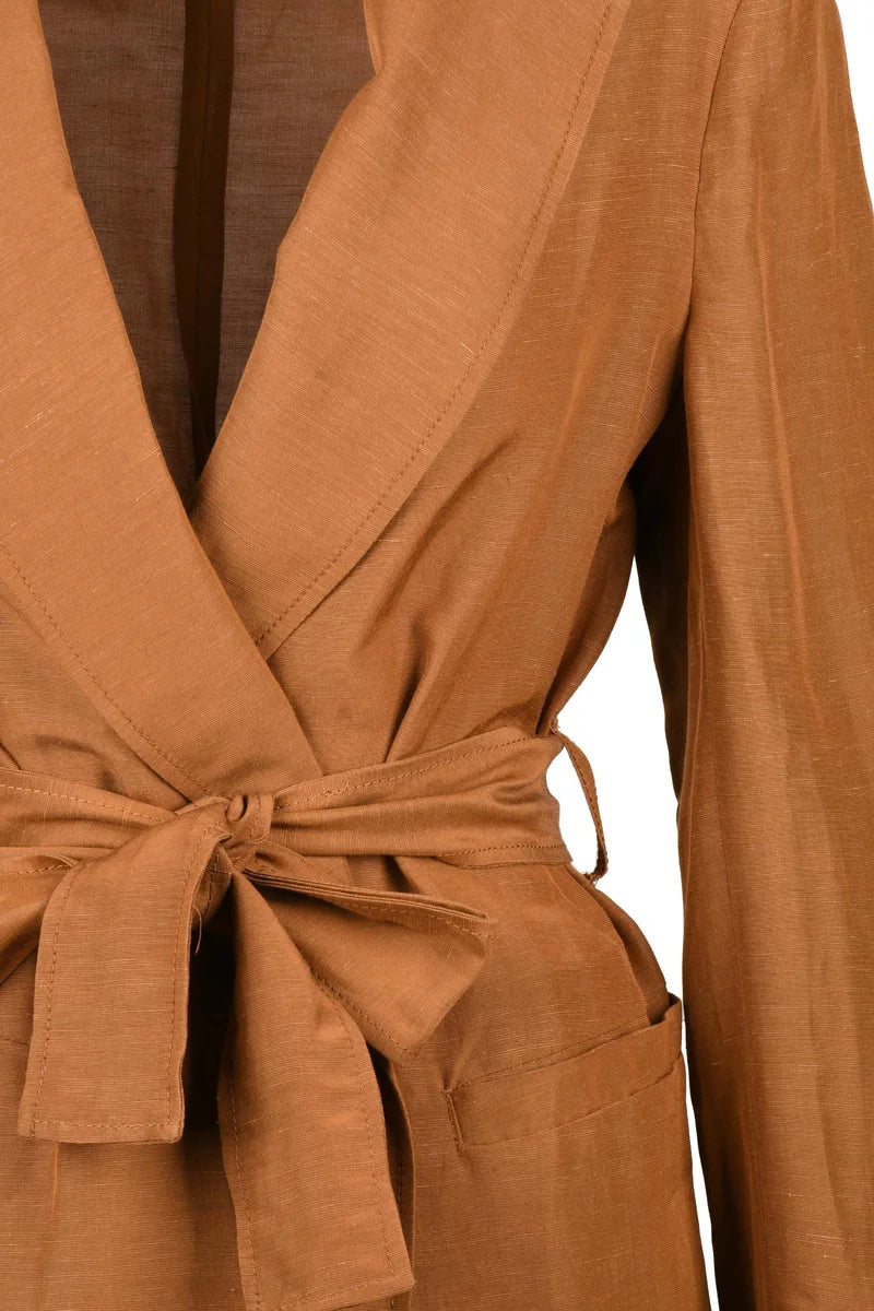 Aleggio Robe Jacket - Brown