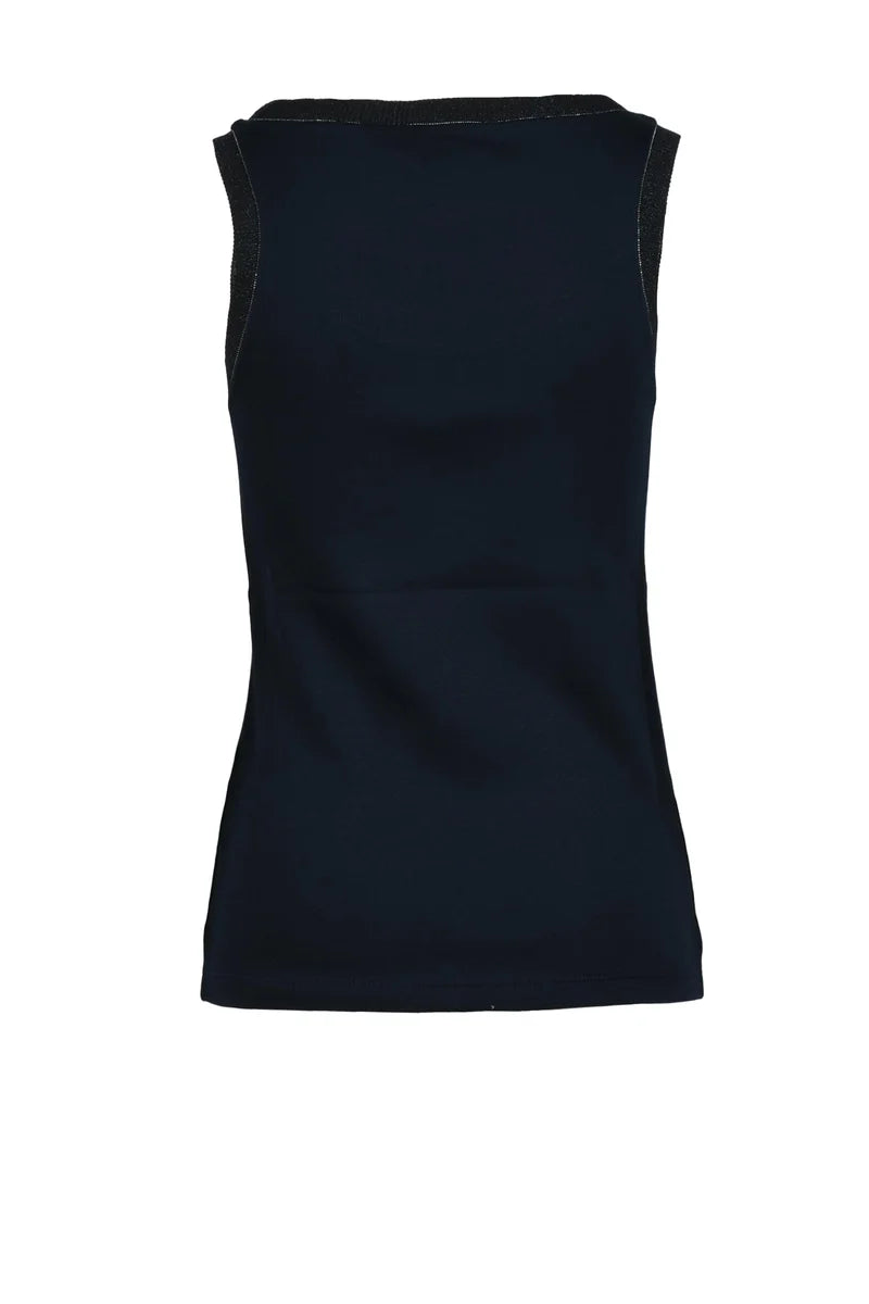 Sleeveless Fitted Tank Top