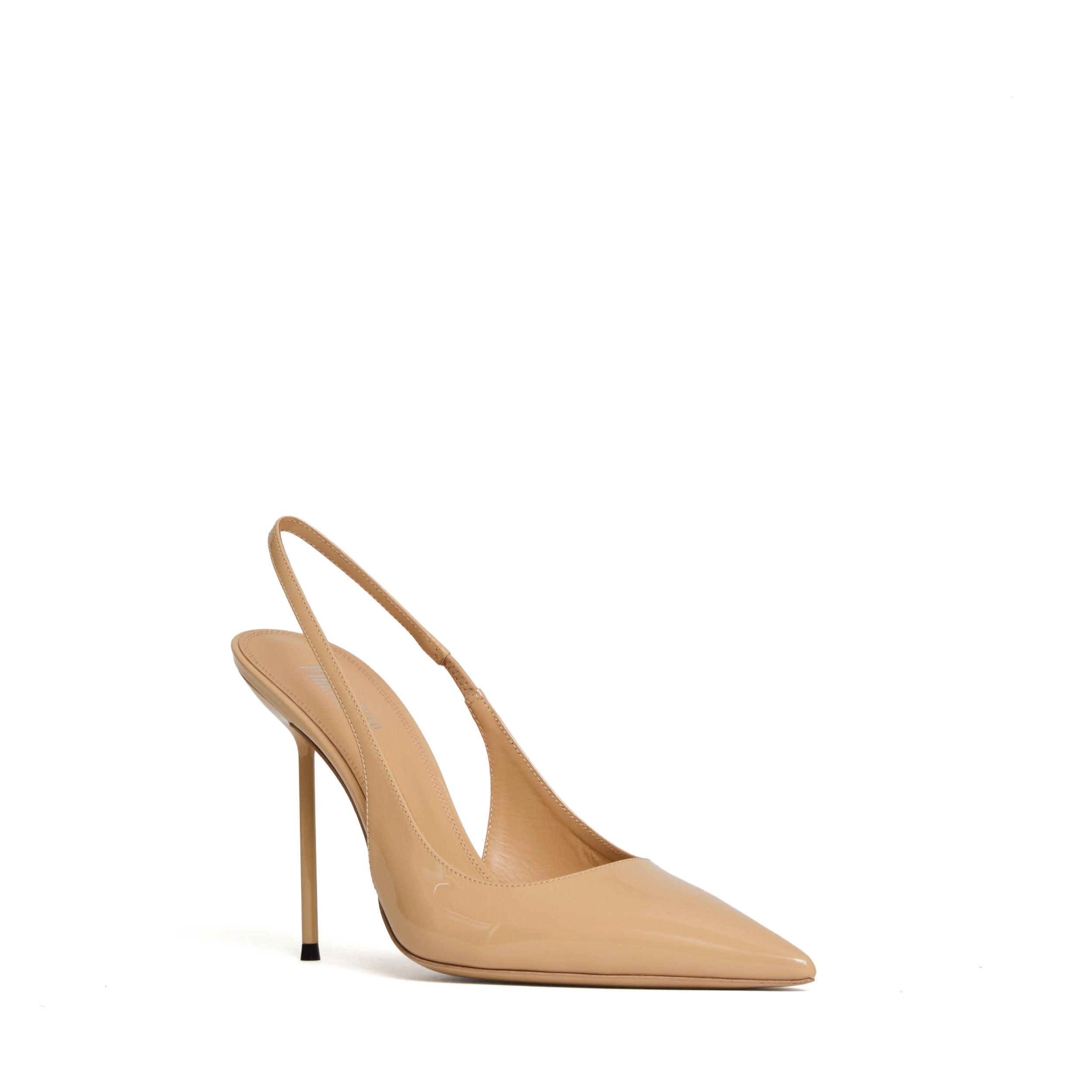 105Mm Stiletto Patent Slingback Heels