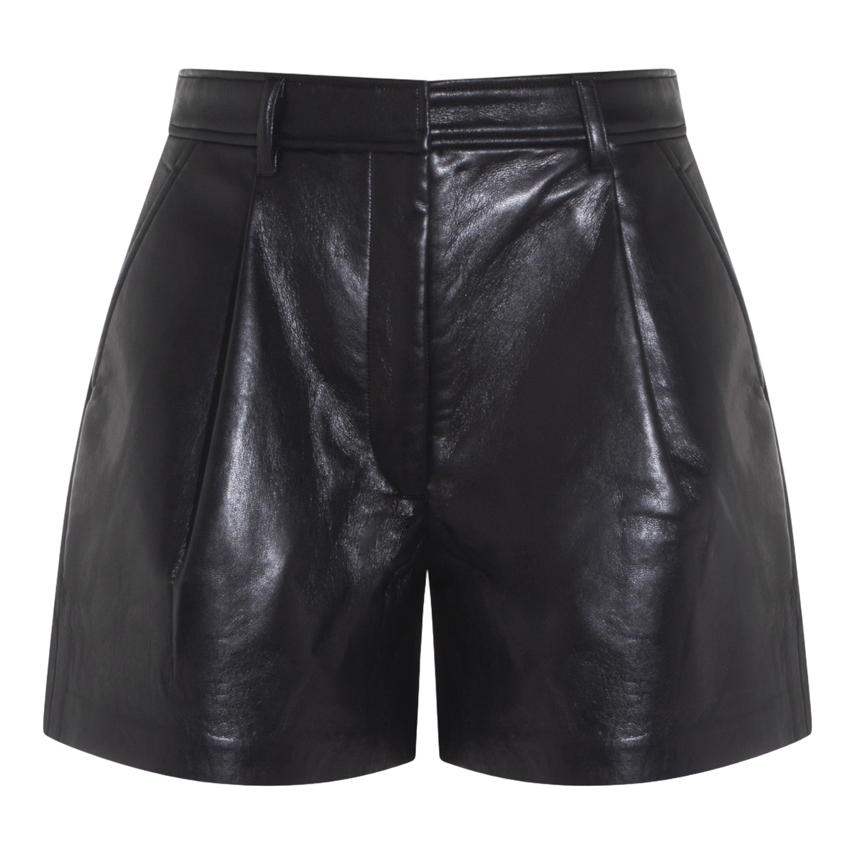 Tailored Black Shorts with Clean Silhouette