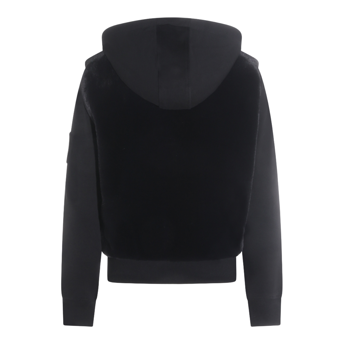 Fitted Black Jacket with High Collar