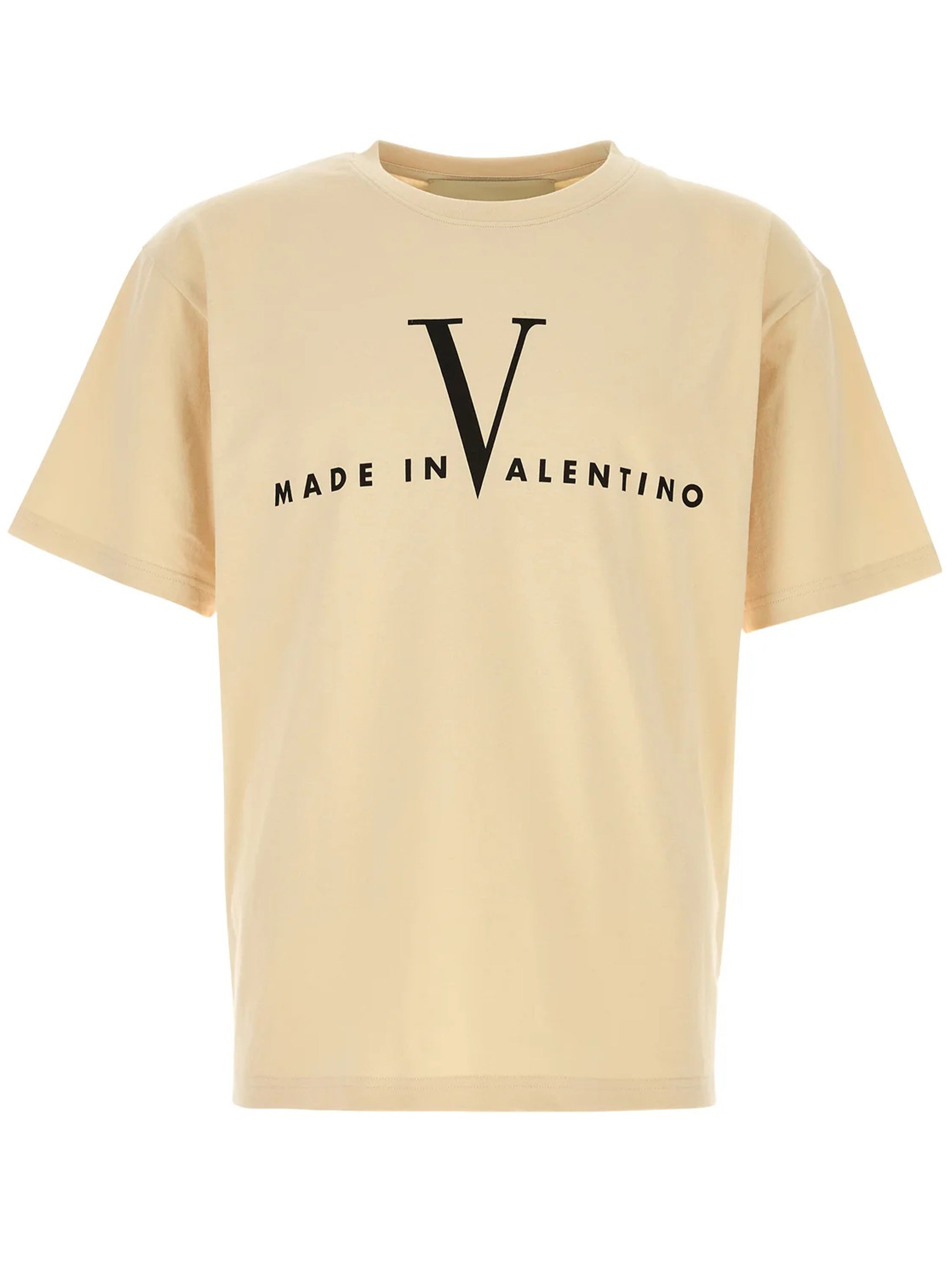 Neutral Relaxed Fit Bold Print T-shirt
