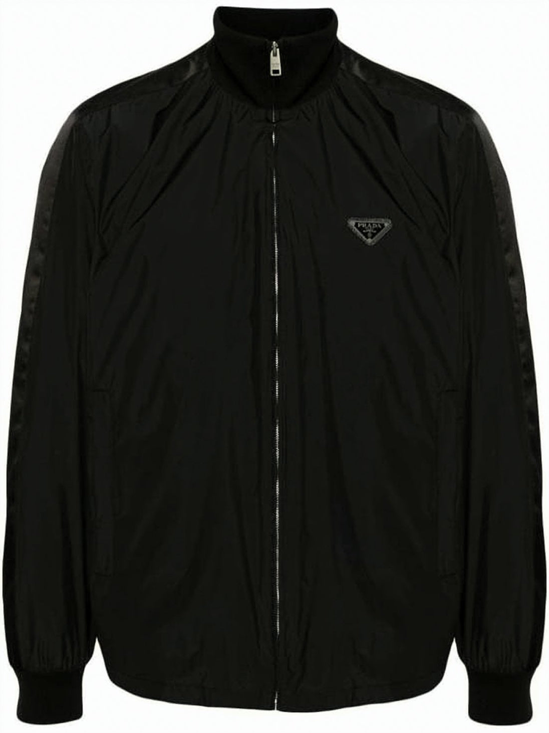 Full Zip Closure Black Jacket