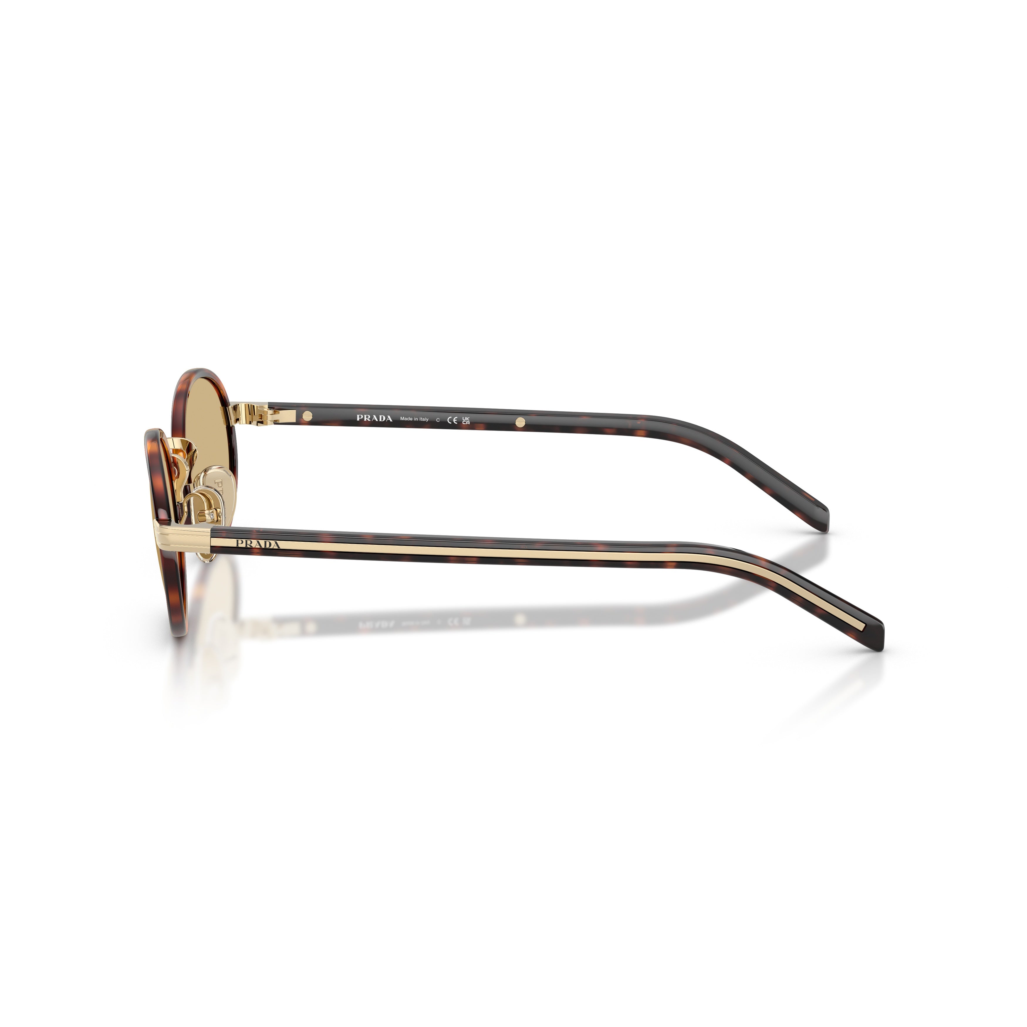 0pr B56s Oval Tortoiseshell Sunglasses