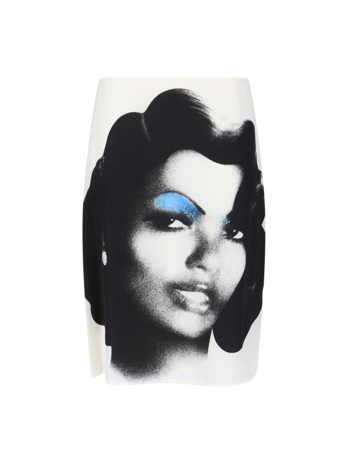 White The Valentine Silk Skirt