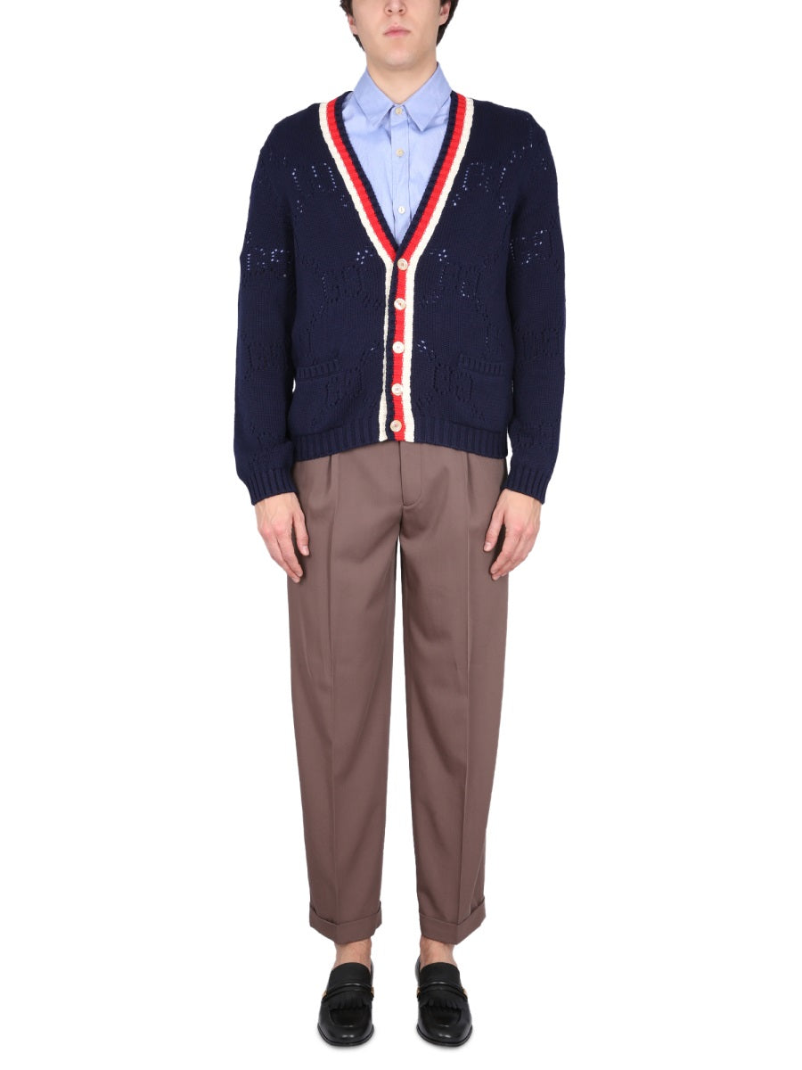 Casual Shirt with Bear Embroidery on Pocket