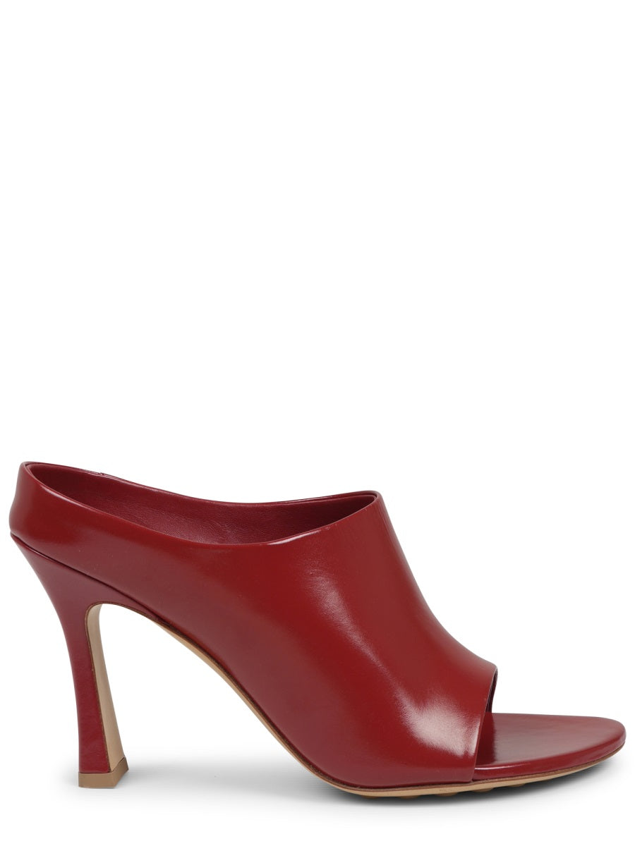 Sculpted Mule Shoe With Peep-Toe Design