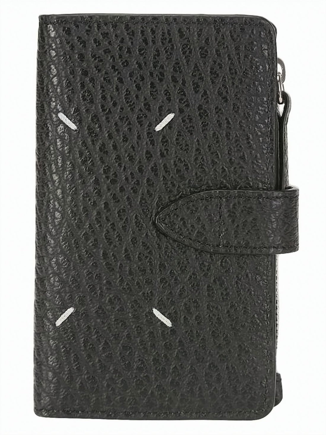 Textured Calf Leather Card Wallet