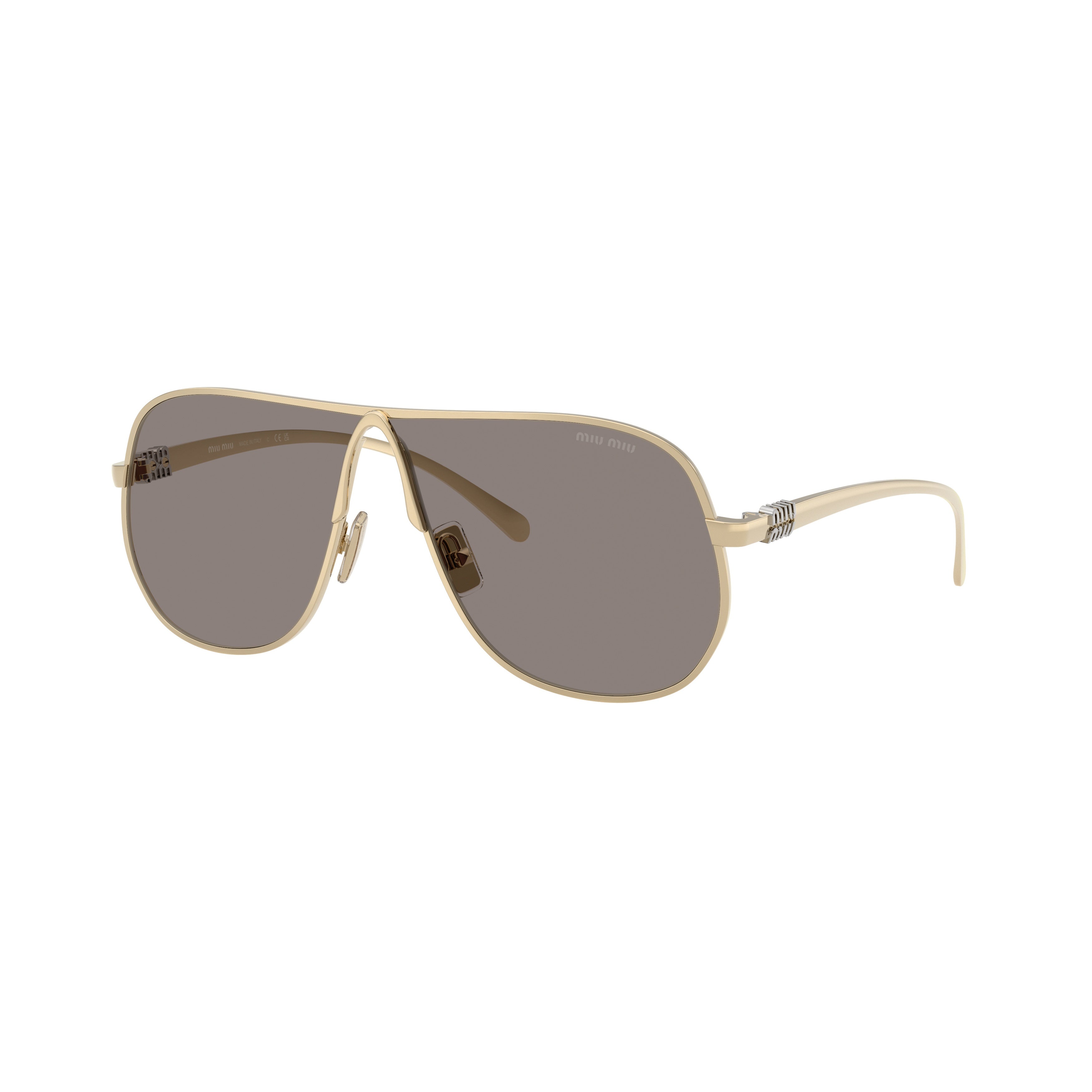 0mu A56s Gold Aviator Sunglasses