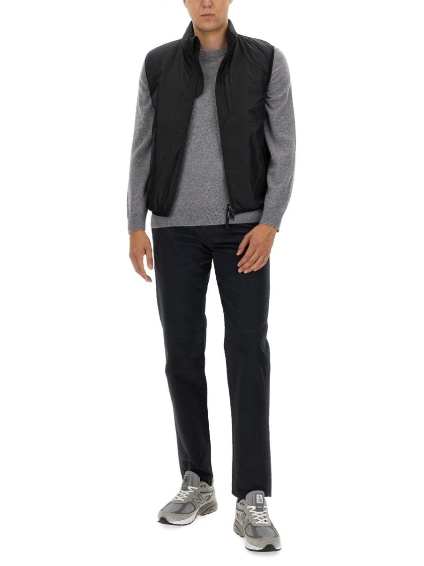 Regular Fit Black Cotton Chino Pants